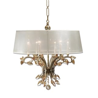 Uttermost Alenya Burnished Gold 6-light Chandelier