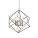 preview thumbnail 1 of 3, Uttermost Euclid Polished Nickel 6-light Pendant