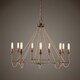 preview thumbnail 3 of 1, Uttermost Lyndhurst Light Oil Rubbed Bronze 9-light Chandelier