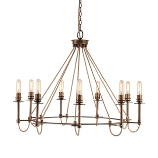 Uttermost Lyndhurst Light Oil Rubbed Bronze 9-light Chandelier