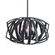preview thumbnail 3 of 3, Uttermost Thales Matte Black 3-light Pendant
