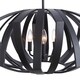 preview thumbnail 4 of 3, Uttermost Thales Matte Black 3-light Pendant