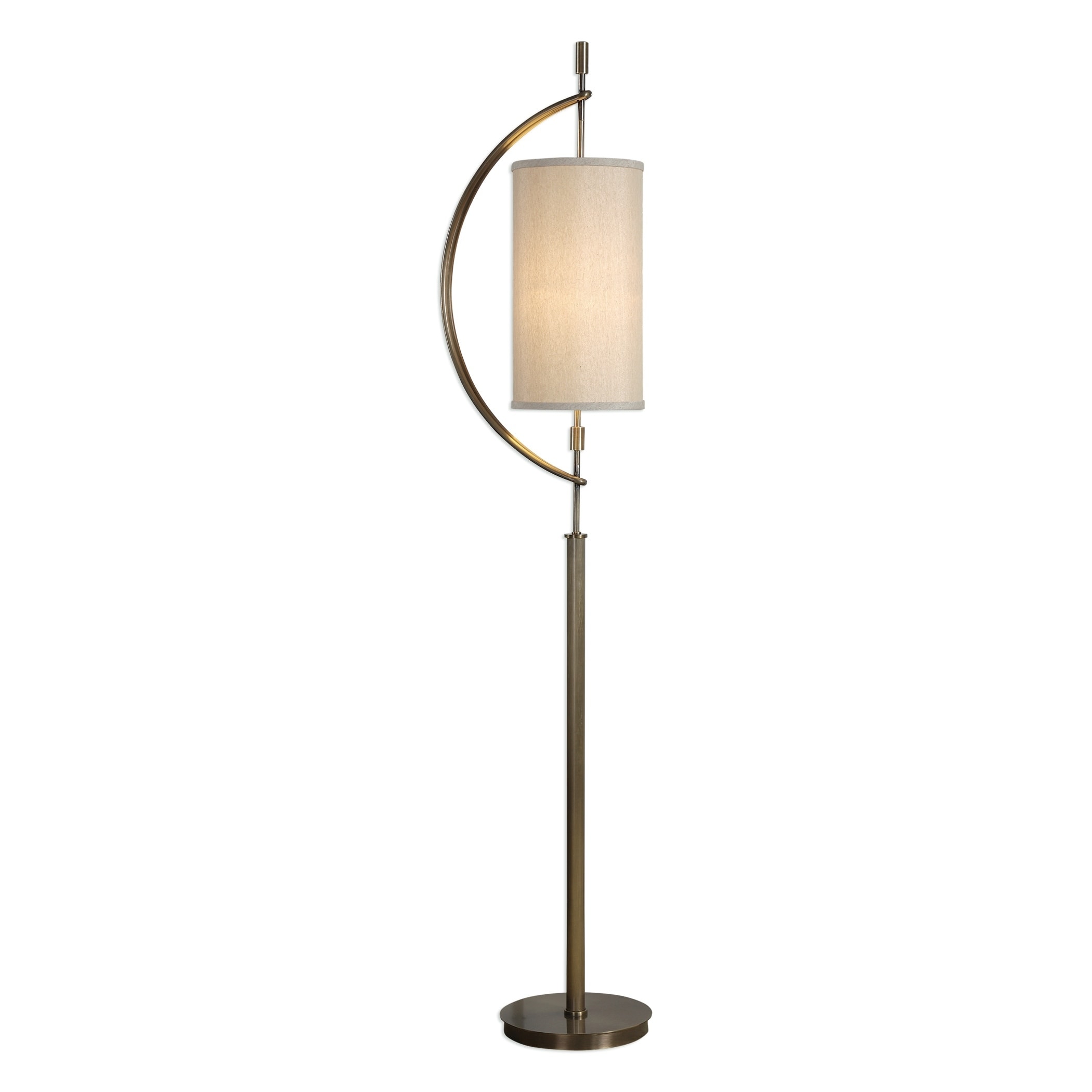 Uttermost Balaour Antique Brass Plated Floor Lamp