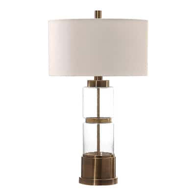 Uttermost Vaiga Antique Brass Plated 1-light Table Lamp