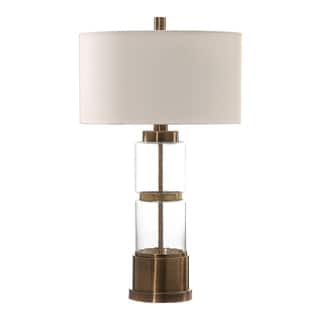 Uttermost Vaiga Antique Brass Plated 1-light Table Lamp