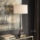 preview thumbnail 6 of 4, Uttermost Crista Clear 1-light Table Lamp