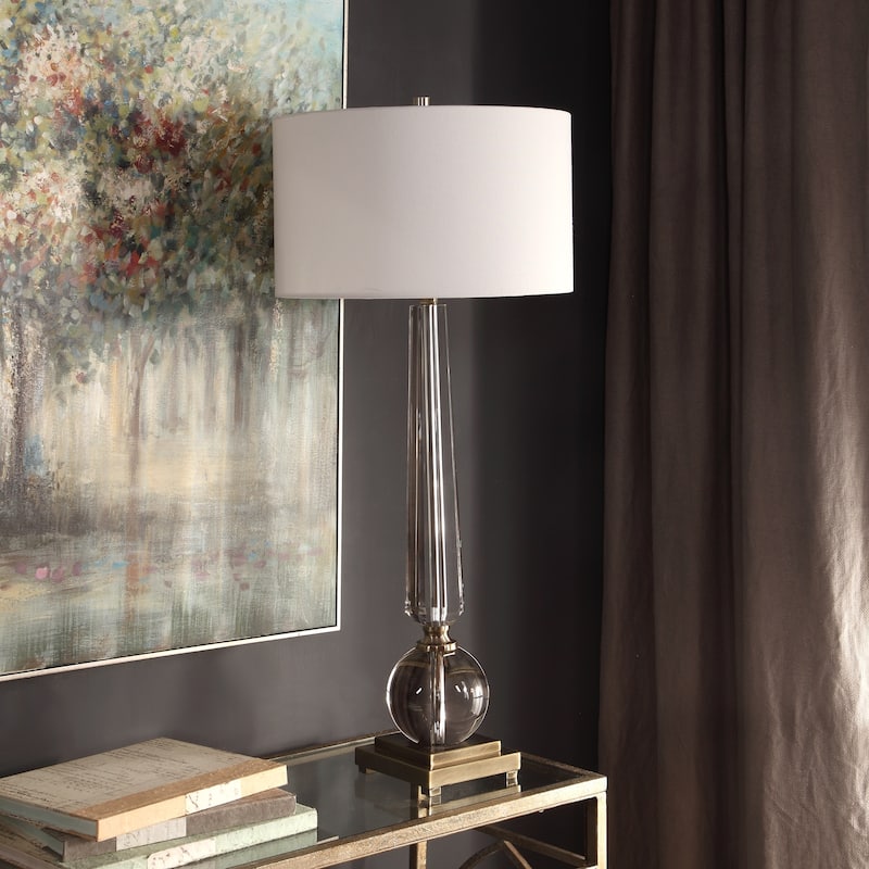 Uttermost Crista Clear 1-light Table Lamp
