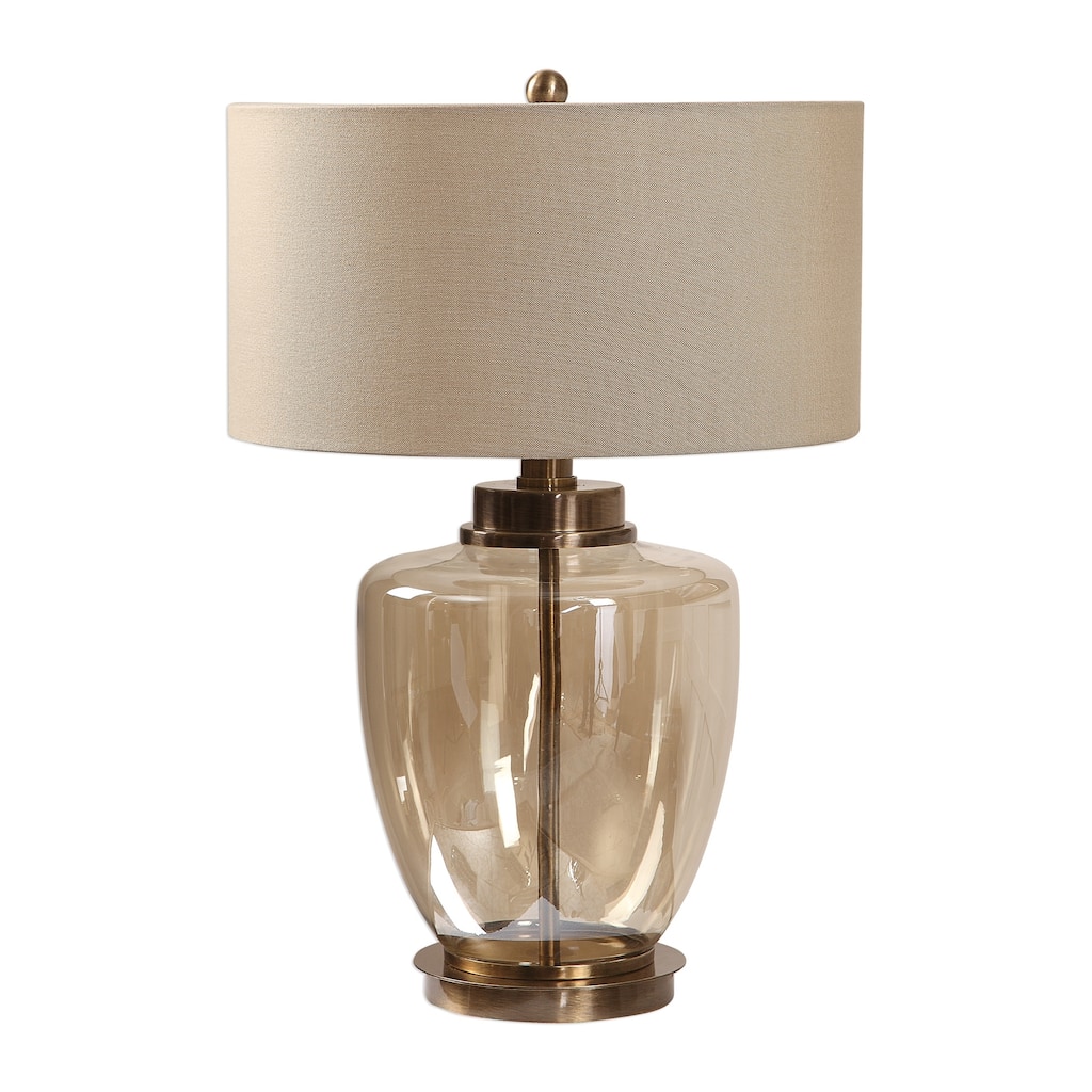 Uttermost Amadore Plated Antique Brass 1-light Table Lamp