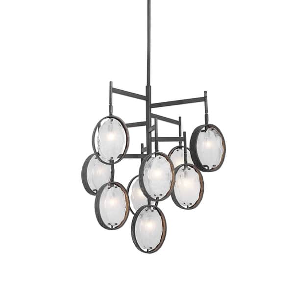 slide 2 of 4, Uttermost Maxin Dark Bronze 9-light Chandelier