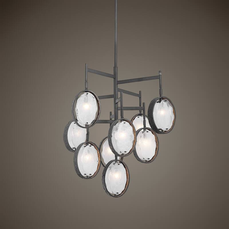 Uttermost Maxin Dark Bronze 9-light Chandelier