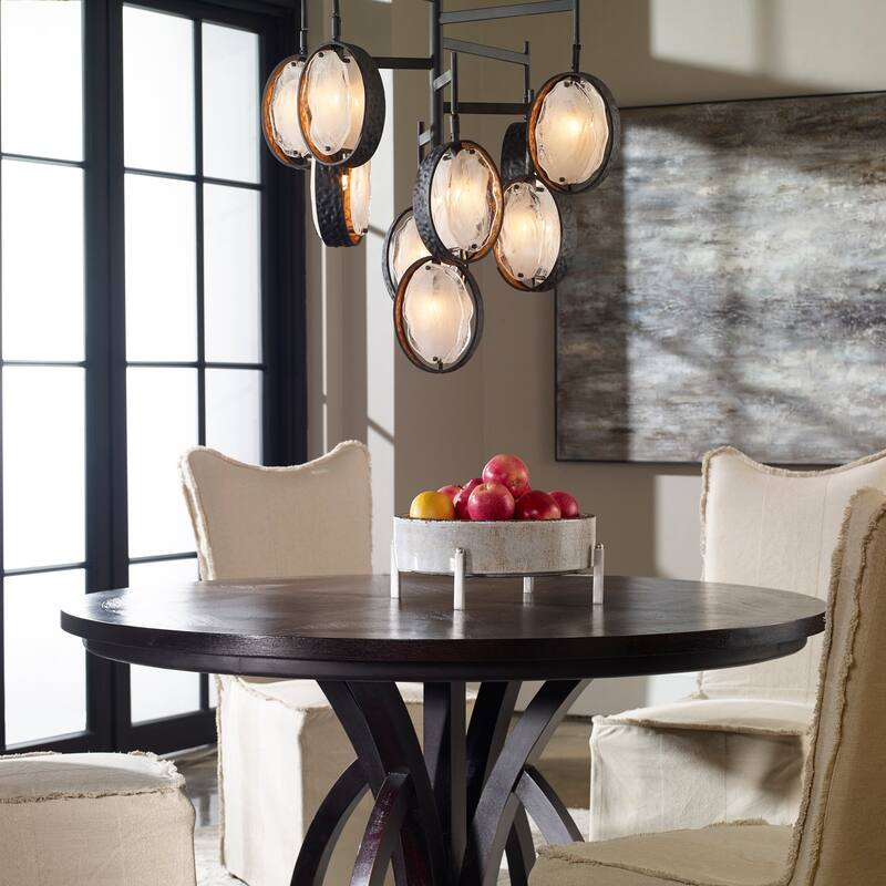 Uttermost Maxin Dark Bronze 9-light Chandelier