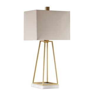 Uttermost Mackean Plated Metallic Gold 1-light Table Lamp