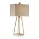 preview thumbnail 2 of 2, Uttermost Mackean Plated Metallic Gold 1-light Table Lamp