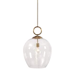 Uttermost Calix Aged Brass Steel/Glass 1-light Pendant