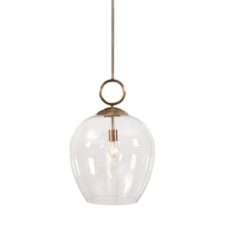 Uttermost Calix Aged Brass Steel/Glass 1-light Pendant
