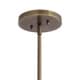 preview thumbnail 2 of 3, Uttermost Calix Aged Brass Steel/Glass 1-light Pendant