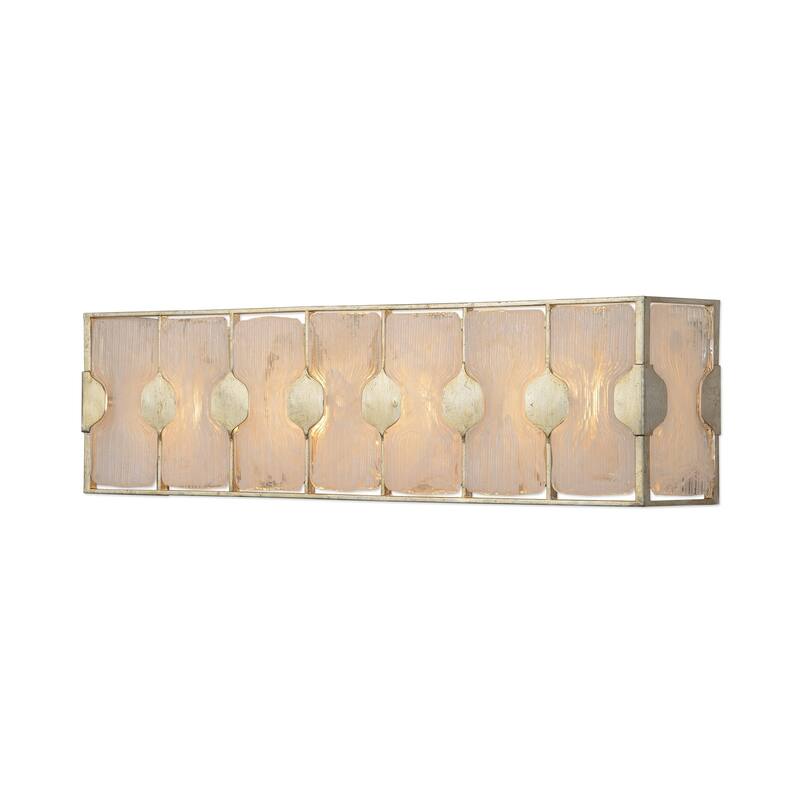 Uttermost Rene Silver Leaf 4-light Vanity