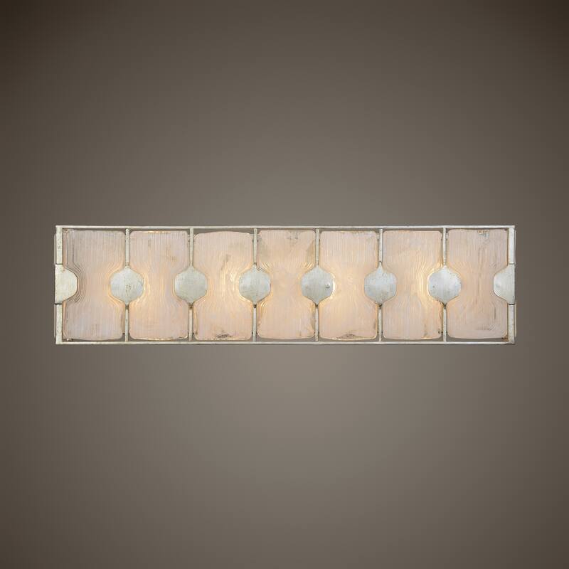 Uttermost Rene Silver Leaf 4-light Vanity