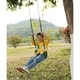 preview thumbnail 2 of 5, Heavy Duty Flexible Green Belt Swing with Coated Metal Chain
