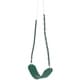 preview thumbnail 1 of 5, Heavy Duty Flexible Green Belt Swing with Coated Metal Chain Swing Set Accessories