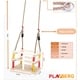 preview thumbnail 5 of 3, Wooden Baby Swing with Hanging Ropes, for Babies and Toddlers