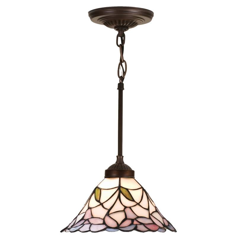 9 Inch Wide daffodil bell Mini Pendant
