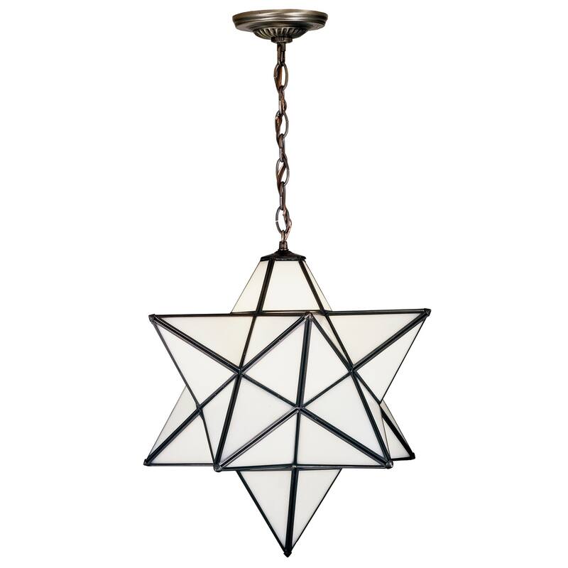 18 Inch Wide moravian star Pendant