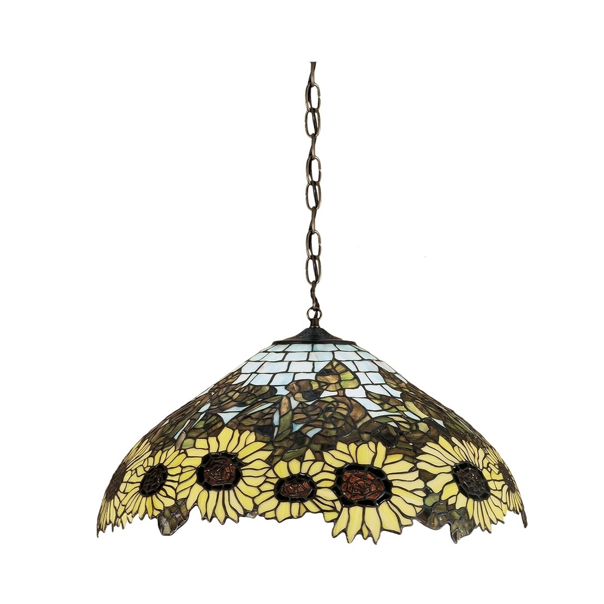 sunflower pendant light