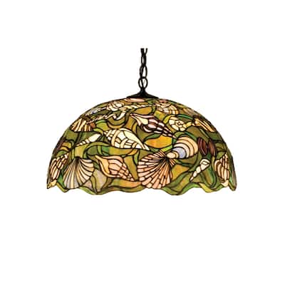 20 Inch Wide seashell Pendant