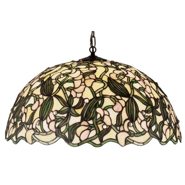 slide 1 of 1, 21 Inch Wide sweet pea Pendant