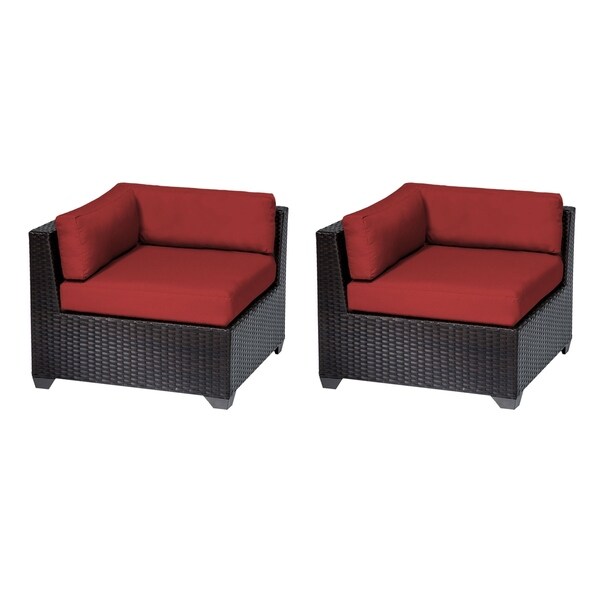 TK Classics TKC Belle Corner Patio Chair, Set of 2 - Bed Bath