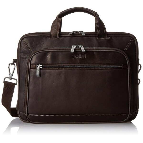 kenneth cole leather computer bag