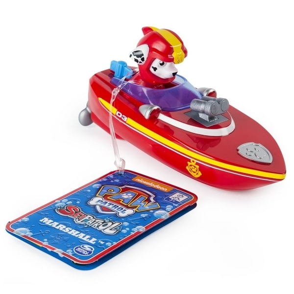 paw patrol bath paddlin pup marshall