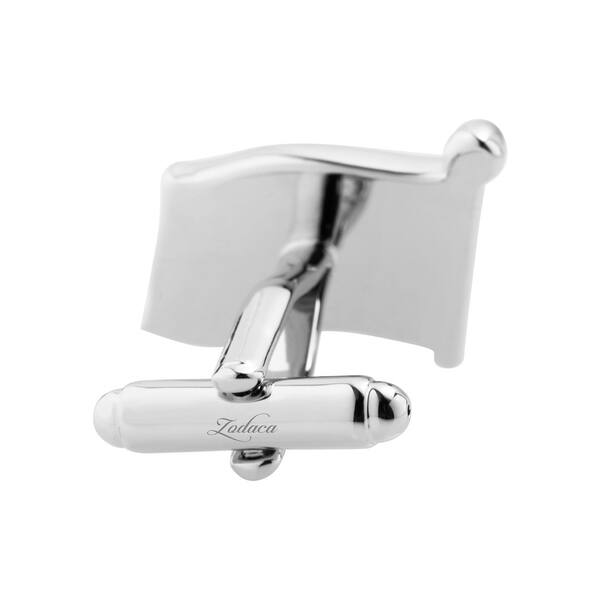 Shop Zodaca Men S Red Blue American Flag Polished Cufflink Cuff