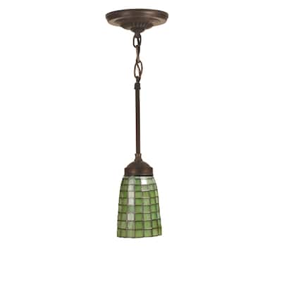 5 Inch Wide terra verde Mini Pendant