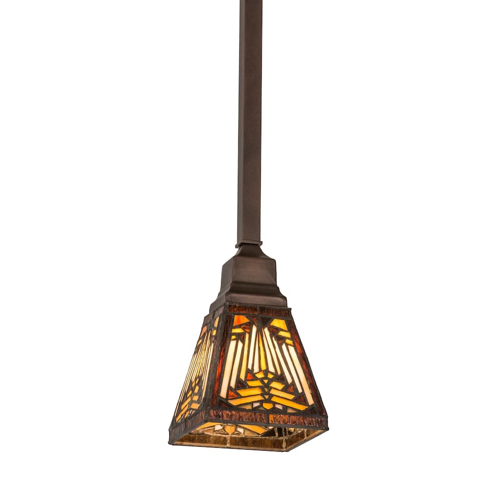 5 Inch sq nuevo mission Mini Pendant