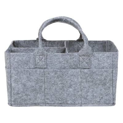 Gray Felt Storage Caddy