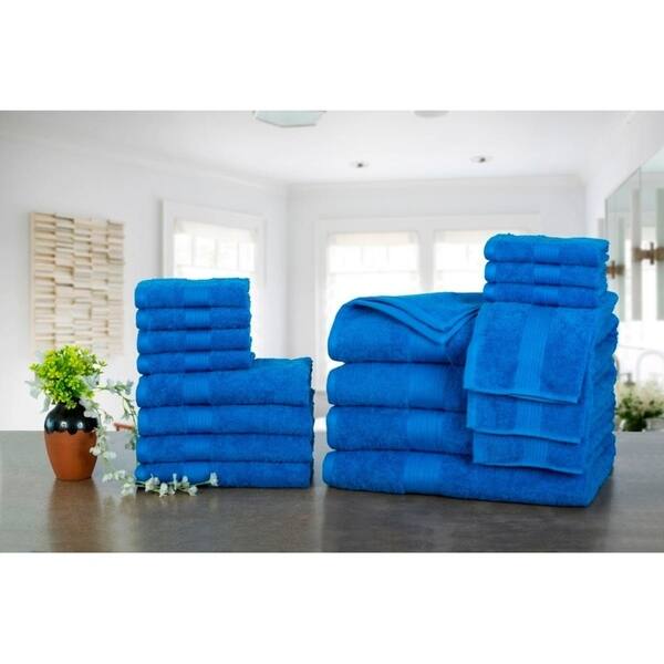 Shop Ample Decor Ringspun Cotton Extra Absorbent Towels 18 Pcs