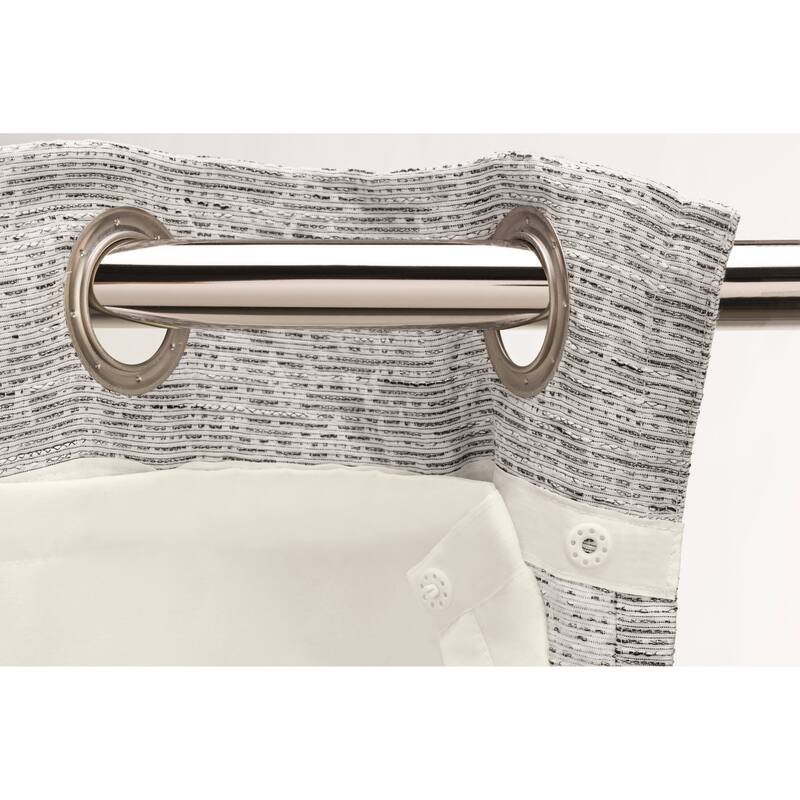 Sharper Image Insulating Snap On Curtain Liner