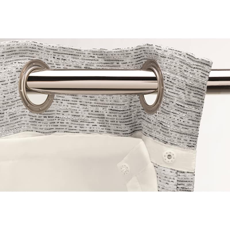 Sharper Image Insulating Snap On Curtain Liner