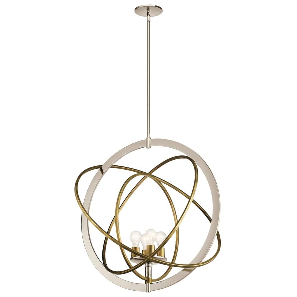 Kichler Lighting Ibis Collection 4-light Polished Nickel Pendant
