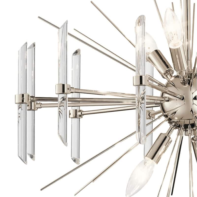 Kichler Lighting Eris Collection 6-light Polished Nickel Chandelier
