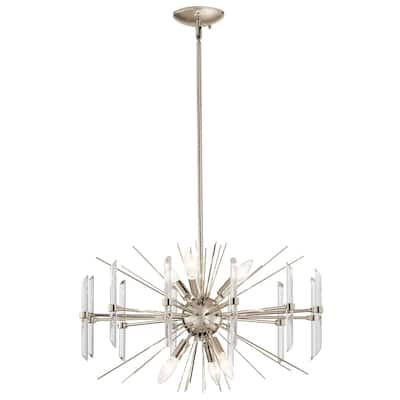 Kichler Lighting Eris Collection 6-light Polished Nickel Chandelier