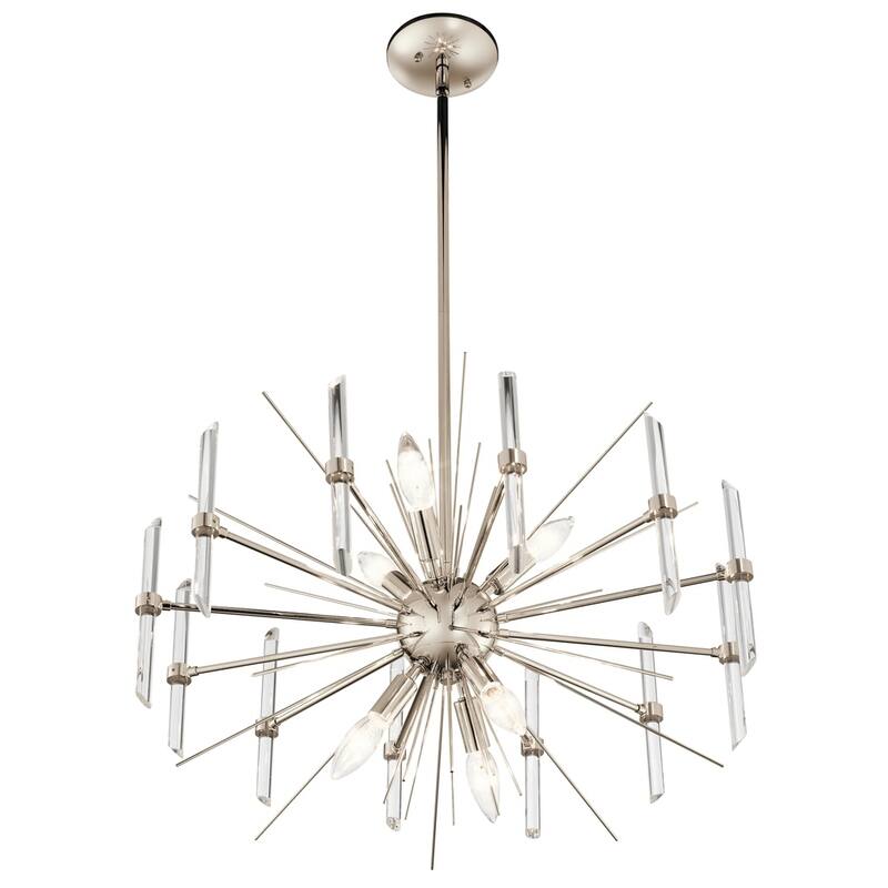 Kichler Lighting Eris Collection 6-light Polished Nickel Chandelier