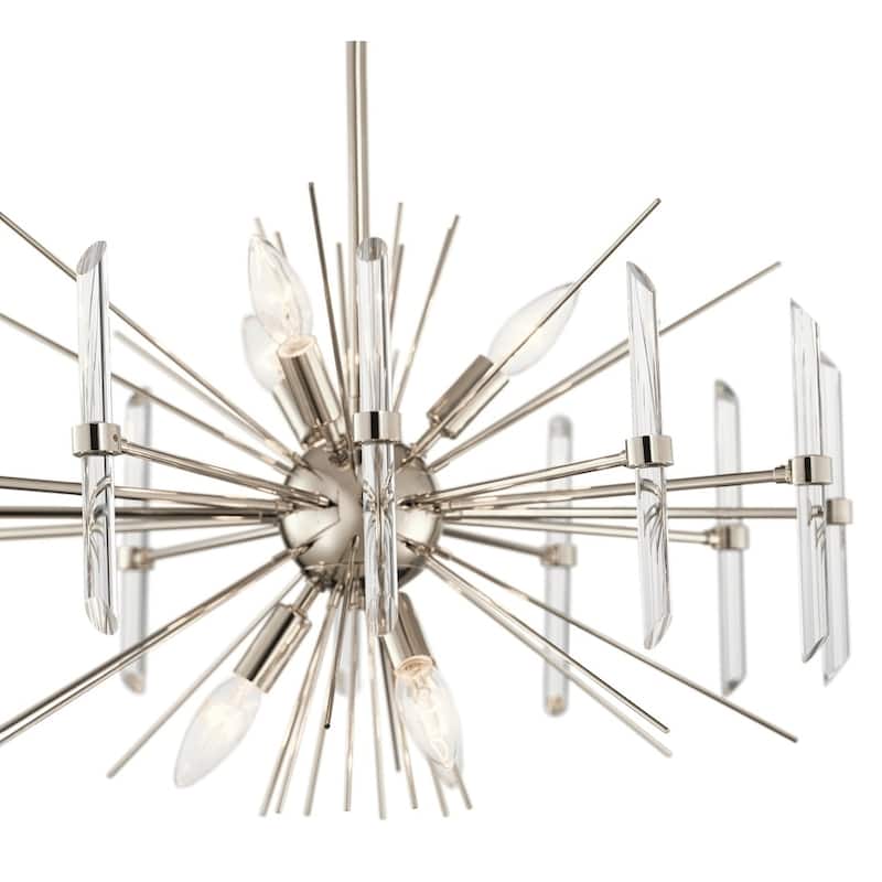 Kichler Lighting Eris Collection 6-light Polished Nickel Chandelier
