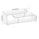 60" Solid Wood Asymmetrical TV Stand Console - 60 x 15 x 23h - Thumbnail 6