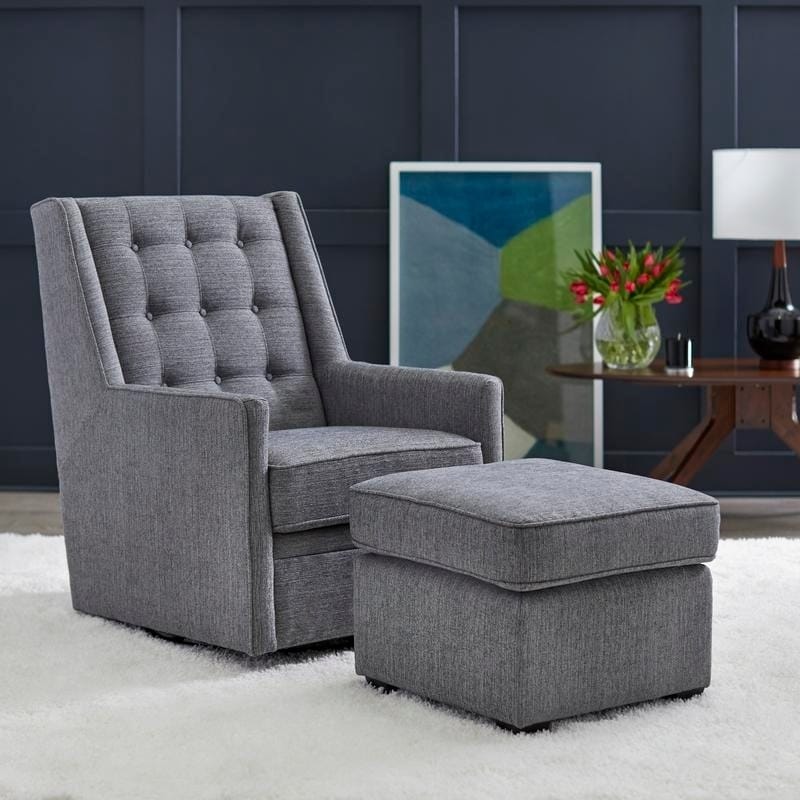 Swivel Chair And Ottoman Sets - Everything Furniture