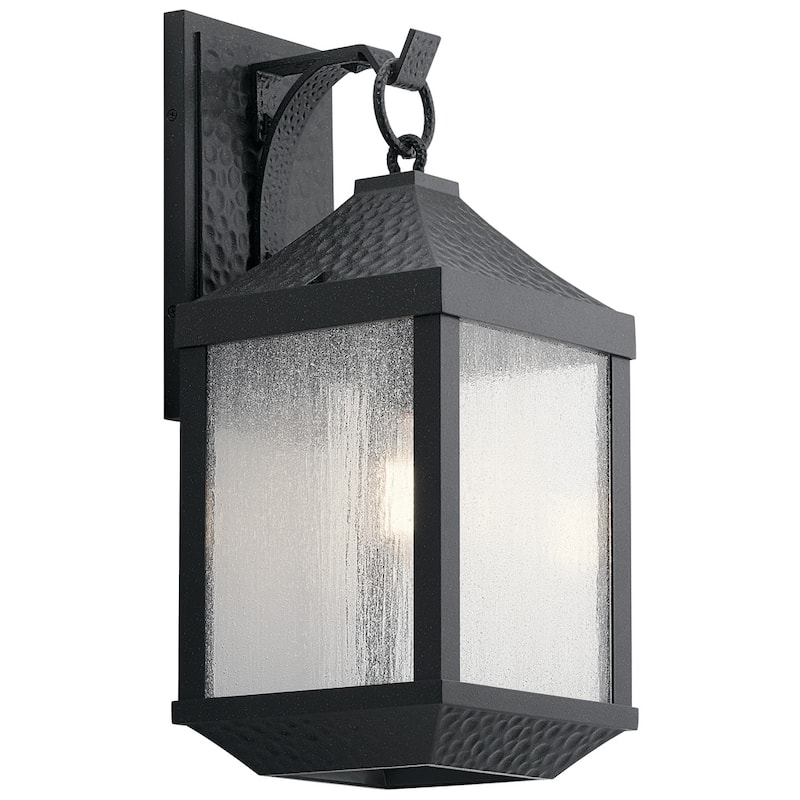 Kichler Lighting Springfield Collection 1-light Distressed Black Outdoor Wall Lantern