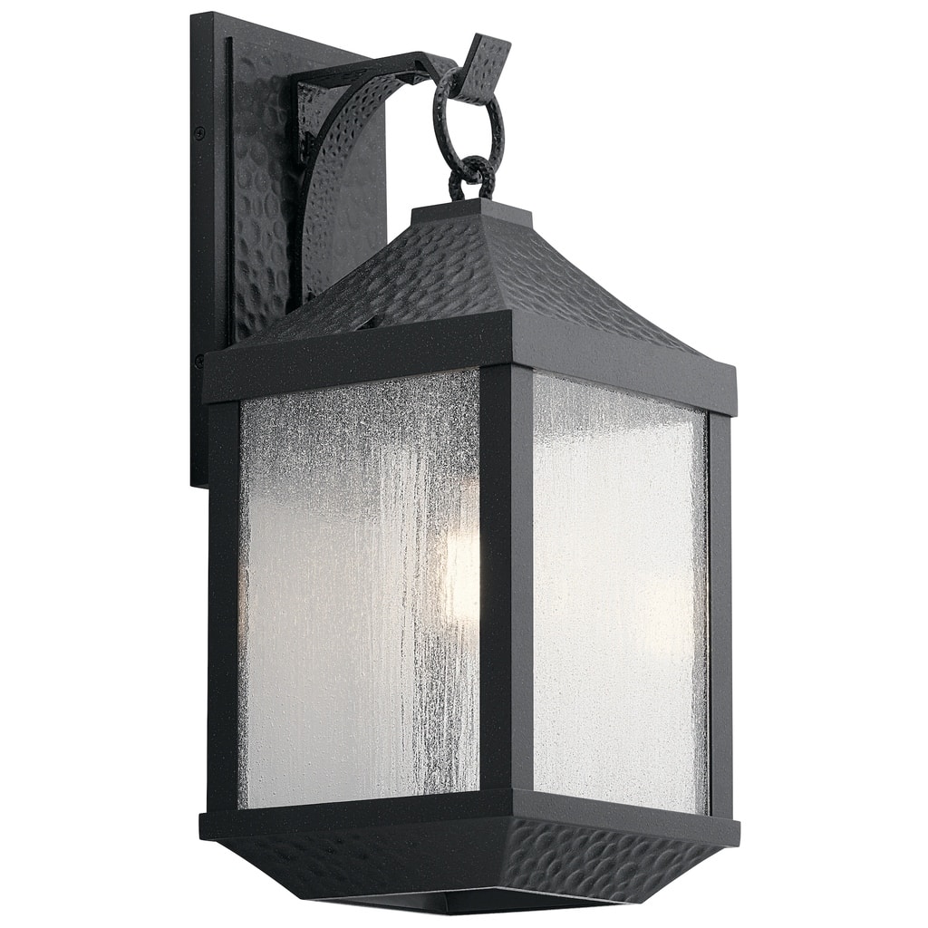 Kichler Lighting Springfield Collection 1-light Distressed Black Outdoor Wall Lantern