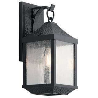 Kichler Lighting Springfield Collection 1-light Distressed Black Outdoor Wall Lantern